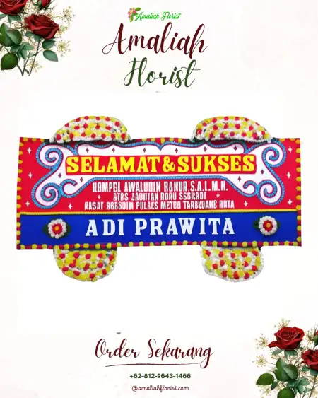 Papan Bunga Ucapan Selamat Sungai Jodoh